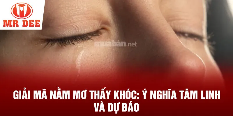 Giải mã nằm mơ thấy khóc: ý nghĩa tâm linh và dự báo